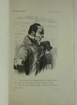 REUNION DE 5 ALBUMS PUBLIÉS ENTRE 1848 ET 1849 TOTALISANT 238 LITHOGRAPHIES: Album Pittoresque composé de 38 Jolies Caricatures : Le carnaval à Paris ...