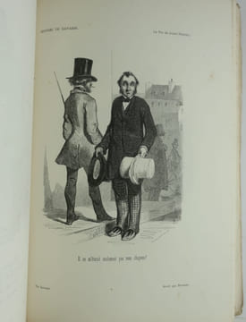 REUNION DE 5 ALBUMS PUBLIÉS ENTRE 1848 ET 1849 TOTALISANT 238 LITHOGRAPHIES: Album Pittoresque composé de 38 Jolies Caricatures : Le carnaval à Paris ...