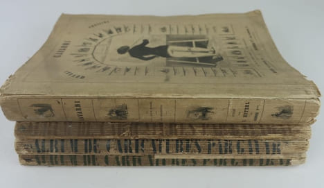 REUNION DE 5 ALBUMS PUBLIÉS ENTRE 1848 ET 1849 TOTALISANT 238 LITHOGRAPHIES: Album Pittoresque composé de 38 Jolies Caricatures : Le carnaval à Paris ...