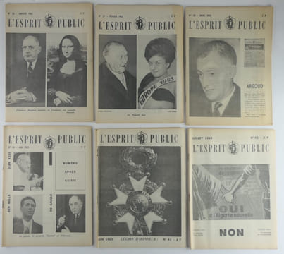 (REVUE) L'Esprit public. Ensemble de 25 numéros : 36 - 37 - 38, 40 à 56, 59 - 61 - 65 - 67 - 68. . Collectif. Directeur de publication : Pierre ...