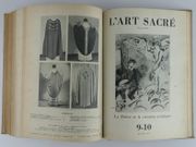 Cahiers de l'Art Sacré. 26 numéros simples et doubles reliés en un volume par ordre chronologique et par thème. 1945 : N°3 Oeuvres Nouvelles et Artistes Nouveaux (1939-1945) (3e trim.)1946 : N°7 Tendances actuelles de l'Art Chrétien (août-sept.) / N°8 Points de vue actuels sur l'Art ancien (oct.) / N°9 L'éducation artistique du Clergé (nov.)1945 : N°1 Reconstruire les Eglises I. L'esprit et les prinicipes - L'Eglise dans la Cité (3e trim.).1946 : N°4 Reconstruire les Eglises II. Le Plan de l'Eglise et du Centre Paroissial (1er trim.) / N°10 Reconstruire les Eglises III. Formes de l'Architecture religieuse moderne (déc.) / N°5 L'éclairage des églises (2e trim.).1947 : N°1-2, Reconstruire les Eglises IV. L'exemple de la Suisse alémanique.(janv.-fév.) / N°3 Le zèle de la Maison de Dieu, (mars) / N°4-5 Recherche du Sacré (avril-mai). N°8-9 L'Eglise, Maison du Peuple de Dieu (août-sept.).  / N°10 L'éducation artistique du Clergé et des Fidèles. Explication de la décadence, (oct.).1948 : N°1-2 Leçons actuelles des Arts anciens (janvier-fév.) / N°3-4 Bilan de l'époque 1920-1940 (mars-avril) / N°5-6 A la Recherche de la Tradition (mai-juin) 1949 : N°1-2 Reconstruire les Eglises V. La décoration des églises (sept.-oct.) /  N°3-4 Cimetières et tombeaux (nov.-déc.)1950 : N°1-2 Assy, (sept.-oct.) / N°3-4 Allemagne 1950 (nov.-déc.) / N°5-6, Devant l'art profane (janv.-fév.) / N°7-8 Pour la beauté de la Maison de Dieu (mars-avril) / N°9-10 Le Prêtre et la création artistique (mai-juin) / N°11-12 Au régime de la pauvreté (juillet-août)1951 : N°5-6 L'art sacré et son public (janv.-fév.) / N°7-8 Le douloureux problème des arts missionnaires (mars-avril). Photos H. Cartier-Bresson.  par Collectif. revue fondée en 1945 par G. Mollard, J. Pichard et L. Salavin. Dirigée par le R.P. Couturier et le R.P. Régamey. - Image 6
