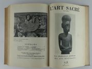 Cahiers de l'Art Sacré. 26 numéros simples et doubles reliés en un volume par ordre chronologique et par thème. 1945 : N°3 Oeuvres Nouvelles et Artistes Nouveaux (1939-1945) (3e trim.)1946 : N°7 Tendances actuelles de l'Art Chrétien (août-sept.) / N°8 Points de vue actuels sur l'Art ancien (oct.) / N°9 L'éducation artistique du Clergé (nov.)1945 : N°1 Reconstruire les Eglises I. L'esprit et les prinicipes - L'Eglise dans la Cité (3e trim.).1946 : N°4 Reconstruire les Eglises II. Le Plan de l'Eglise et du Centre Paroissial (1er trim.) / N°10 Reconstruire les Eglises III. Formes de l'Architecture religieuse moderne (déc.) / N°5 L'éclairage des églises (2e trim.).1947 : N°1-2, Reconstruire les Eglises IV. L'exemple de la Suisse alémanique.(janv.-fév.) / N°3 Le zèle de la Maison de Dieu, (mars) / N°4-5 Recherche du Sacré (avril-mai). N°8-9 L'Eglise, Maison du Peuple de Dieu (août-sept.).  / N°10 L'éducation artistique du Clergé et des Fidèles. Explication de la décadence, (oct.).1948 : N°1-2 Leçons actuelles des Arts anciens (janvier-fév.) / N°3-4 Bilan de l'époque 1920-1940 (mars-avril) / N°5-6 A la Recherche de la Tradition (mai-juin) 1949 : N°1-2 Reconstruire les Eglises V. La décoration des églises (sept.-oct.) /  N°3-4 Cimetières et tombeaux (nov.-déc.)1950 : N°1-2 Assy, (sept.-oct.) / N°3-4 Allemagne 1950 (nov.-déc.) / N°5-6, Devant l'art profane (janv.-fév.) / N°7-8 Pour la beauté de la Maison de Dieu (mars-avril) / N°9-10 Le Prêtre et la création artistique (mai-juin) / N°11-12 Au régime de la pauvreté (juillet-août)1951 : N°5-6 L'art sacré et son public (janv.-fév.) / N°7-8 Le douloureux problème des arts missionnaires (mars-avril). Photos H. Cartier-Bresson.  par Collectif. revue fondée en 1945 par G. Mollard, J. Pichard et L. Salavin. Dirigée par le R.P. Couturier et le R.P. Régamey. - Image 8