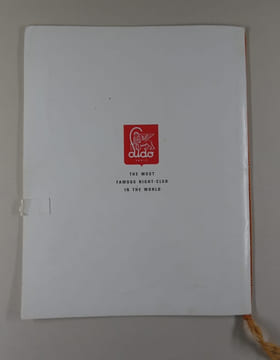 LIDO, le plus célèbre cabaret du monde. Couverture illustrée par René Gruau.. René GRUAU