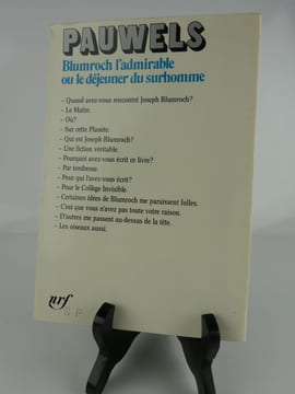 Blumroch l'admirable ou Le déjeuner du surhomme. Exemplaire du service de presse.. Louis Pauwels