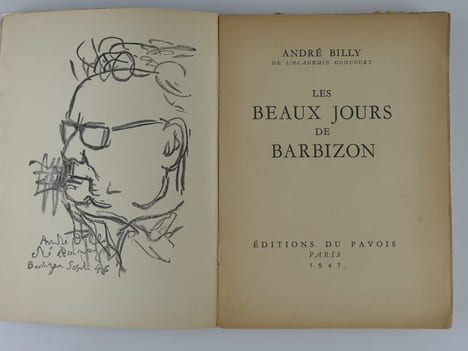 Les beaux jours de Barbizon. André Billy