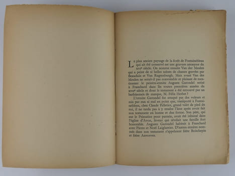 Les beaux jours de Barbizon. André Billy