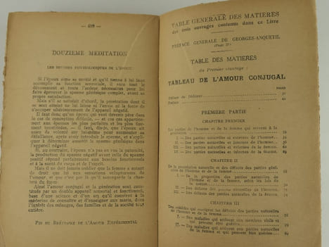 Trois livres complets en un seul : Tableau de l'amour conjugal. Sécurité des deux sexes en amour. Bréviaire de l'amour expérimental.. Docteurs N. ...