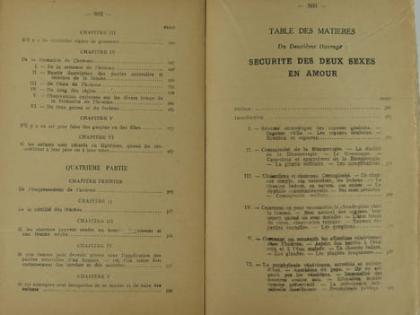 Trois livres complets en un seul : Tableau de l'amour conjugal. Sécurité des deux sexes en amour. Bréviaire de l'amour expérimental.. Docteurs N. ...