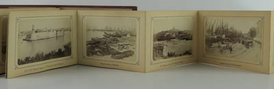 Souvenir de Marseille. Album de 12 vues photographiques originales.