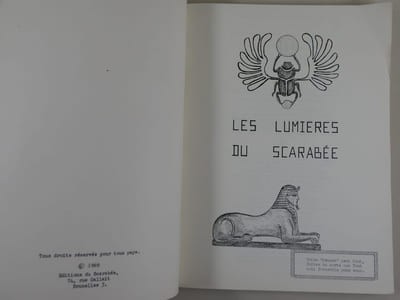 Les lumières du Scarabé (volume 2 sur 3 volumes parus : 1. Pensés du Scarabée et 3. Clés schématiques).