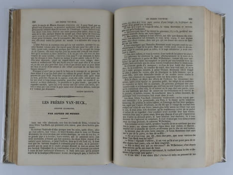 La Bibliothèque des Feuilletons, Recueil de Romans, Nouvelles et Feuilletons. Tome 7 et 8, du numéro 19 au n°24, reliés en 1 volume. Contient : TABLE ...