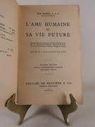 L'âme humaine et sa vie future. 27 photographies hors-texte. Seconde édition revue et augmentée.  par Max MARIN. Docteur en philosophie.  - Image 2