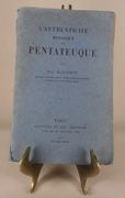 L'Authenticité mosaïque du Pentateuque. par Eugène Mangenot. Professeur d'Ecriture sainte à l'Institut catholique de Paris. Consulteur de la Commission biblique. - Image 1