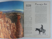 (REVUE) Arizona Highways - Vol. XXXII n°7, July 1956. NAVAJO  ART par Arizona Highways. Front cover : Navajo Shepherd by Beatien Yazz. Opposite page : Summer, Bryce Canyon, by Robert W. Chase.  - Image 3