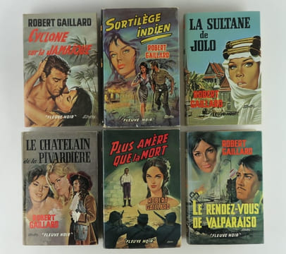 Réunion de 25 titres de ROBERT GAILLARD. 40.000 kilomètres d'aventures : 1. L'Amérique du Sud & 2. Les Iles Caraïbes. Les aventures de Jacques Mervel ...