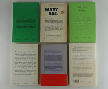 (Littérature érotique) Réunion de 5 titres de la collection L'Or du Temps : Les jeux de l'orgueil - Mémoires Fanny Hill, femme de plaisir - Le temps d'un week-end - Clayton's College - Le livre premier de Mathilde.