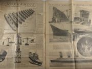 Journal L'EXCELSIOR daté de mai 1935. Numéro spécial consacré au paquebot NORMANDIE. 16 pages. 42,5 x 60 cm. par Paquebot NORMANDIE - Image 2