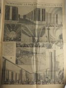 Journal L'EXCELSIOR daté de mai 1935. Numéro spécial consacré au paquebot NORMANDIE. 16 pages. 42,5 x 60 cm. par Paquebot NORMANDIE - Image 5