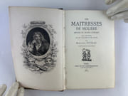 Les Maîtresses de Molière. Amours du grand comique. Leur influence sur son caractère et son oeuvre. Illustré de cinq eaux fortes. TIRAGE DE TETE par Benjamin Pifteau - Image 4