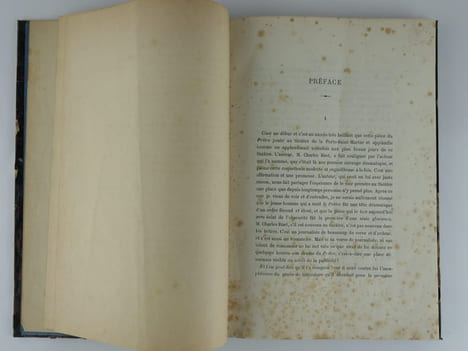 Le Prêtre. Drame en cinq actes et huit tableaux. Représenté pour la première fois à Paris sur le théâtre de la Porte-Saint-Martin, le 28 mai 1881.. ...