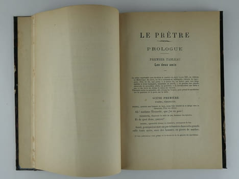 Le Prêtre. Drame en cinq actes et huit tableaux. Représenté pour la première fois à Paris sur le théâtre de la Porte-Saint-Martin, le 28 mai 1881.. ...
