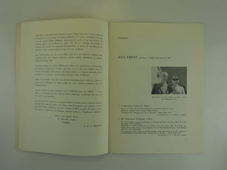 Les 4 points cardinaux du Surréalisme. Catalogue de l'exposition collective "De vier hoofdpunten van de Surrealisme" à la salle C.A.W. à Anvers, du 15 ...