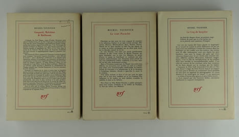 Réunion de 3 titres : Le vent Paraclet - essai. Le coq de Bruyère - contes et récits. Gaspard, Melchior & Balthazar - roman. . Michel TOURNIER