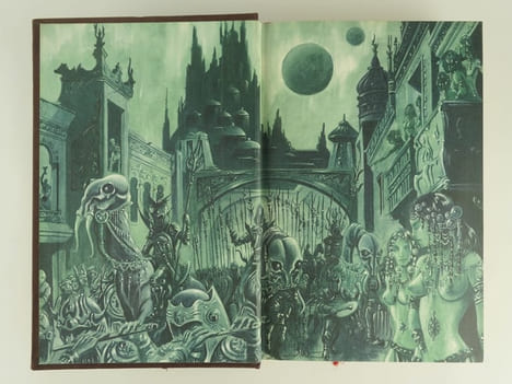 Le livre de mars. Leigh Brackett. Gardes et illustration de Philippe Druillet.