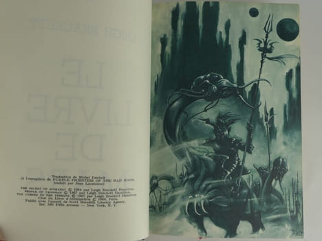 Le livre de mars. Leigh Brackett. Gardes et illustration de Philippe Druillet.