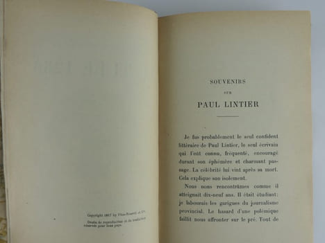 (1ere GUERRE MONDIALE) Avec une batterie de 75. Le tube 1233 - Souvenirs d'un chef de pièce (1915-1916). Précédé de Souvenirs sur Paul Lintier par ...