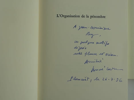 Réunion de 7 textes de Hubert Haddad : Errabunda ou les proses de la nuit (envoi autographe signé). Frontispice de Guy Paul Chauder. Ed. Eolienne // ...