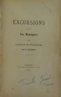 Excursions dans nos Montagnes