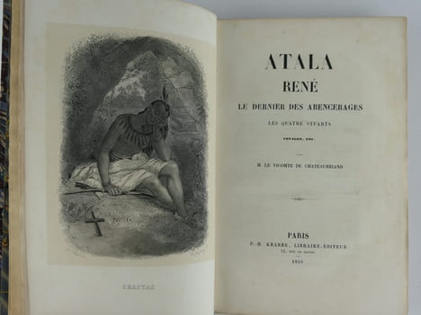 Atala - René - Le dernier des Abencérages - Les quatre Stuarts - Voyages, etc.. M. Le Vicomte de Chateaubriand