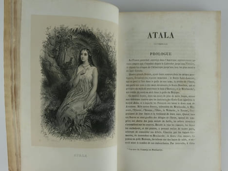 Atala - René - Le dernier des Abencérages - Les quatre Stuarts - Voyages, etc.. M. Le Vicomte de Chateaubriand