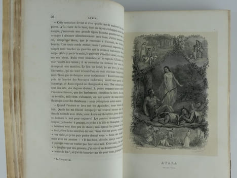 Atala - René - Le dernier des Abencérages - Les quatre Stuarts - Voyages, etc.. M. Le Vicomte de Chateaubriand