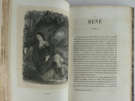 Atala - René - Le dernier des Abencérages - Les quatre Stuarts - Voyages, etc.. M. Le Vicomte de Chateaubriand