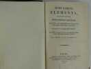 Juris romani elementa, secundum ordinem insitutionum justiniani, Cum Nitis, ad textus explicationel ejusque cum Jure gallico collationem, compostis. ...