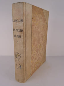 Les Fleurs du Mal. Cinq illustrations en couleurs de Edouard Chimot reproduites en héliogravure.