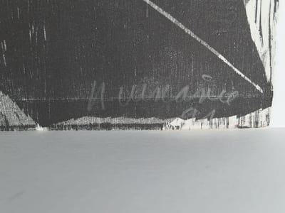 Alain Winance, gravure originale : signée et datée 91 au crayon dans la planche. 