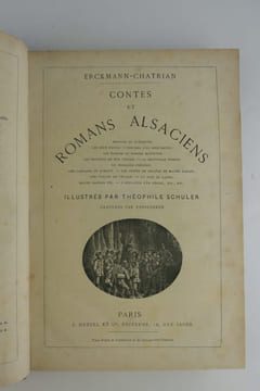 CONTES ET ROMANS ALSACIENS : HISTOIRE DU PLÉBISCITE - LES DEUX FRERES - HISTOIRE D'UN SOUS-MAITRE - LES PAPIERS DE MADAME JEANNETTE - LES ORATEURS DE ...