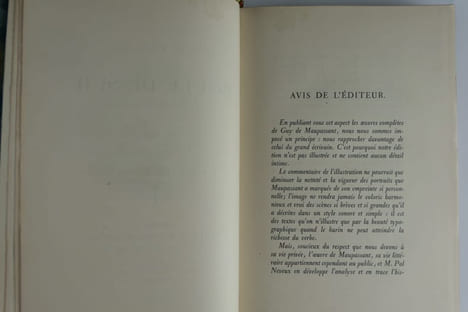 OEUVRES COMPLETES de Guy de Maupassant. Augmentées de Notes, de la Correspondance et de 35 Nouvelles inédites, Ecrites de 1881 à 1892. Boule de Suif. ...