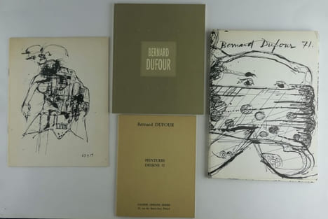 BERNARD DUFOUR. Réunion de 4 catalogues d'exposition. 1. Peintures et dessins vénitiens. 26 février - 20 mars 1960, Galerie Pierre. Texte André ...