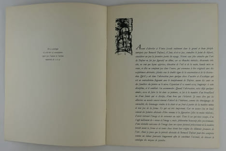 BERNARD DUFOUR. Réunion de 4 catalogues d'exposition. 1. Peintures et dessins vénitiens. 26 février - 20 mars 1960, Galerie Pierre. Texte André ...
