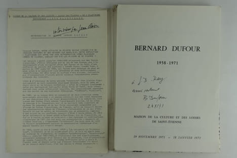 BERNARD DUFOUR. Réunion de 4 catalogues d'exposition. 1. Peintures et dessins vénitiens. 26 février - 20 mars 1960, Galerie Pierre. Texte André ...