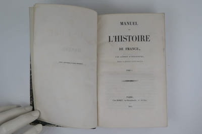 Manuel de l'Histoire de France. En 2 tomes.