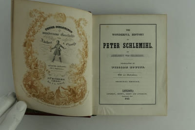 Peter Schlemihls wundersame Geschichte  / The Wonderful History of Peter Schlemihl. Translated by William Howitt. With six illustrations. 