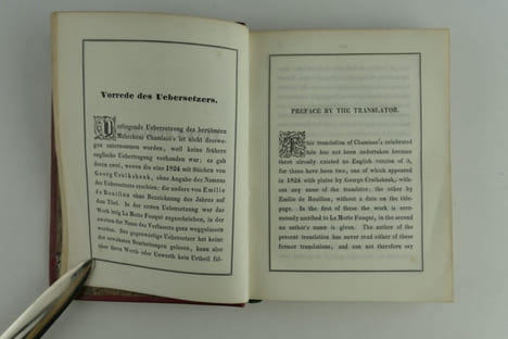 Peter Schlemihls wundersame Geschichte / The Wonderful History of Peter Schlemihl. Translated by William Howitt. With six illustrations. . Adelbert ...