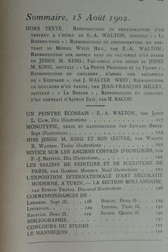 The Studio. An Illustrated Magazine of Fine and Applied Art. Voume twenty-six 26, from June 15, 1902 (vol.111) to September 1902. (vol. 114. ). The ...