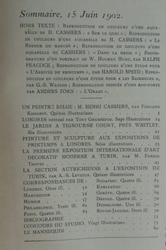 The Studio. An Illustrated Magazine of Fine and Applied Art. Voume twenty-six 26, from June 15, 1902 (vol.111) to September 1902. (vol. 114. ). The ...