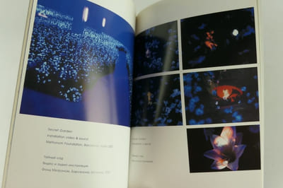 2 catalogues d'exposition : Aiyoung Yun Secret Garden, video installation. November 13th - December 30th 2002. Marble Place, St. Petersburgn Russia, 23p. // Aiyoung YUN Rêve, 12 septembre - 25 octobre 2003, texte Oliveri Reneau